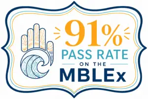 MBLEx 91% Pass Rate Graphic